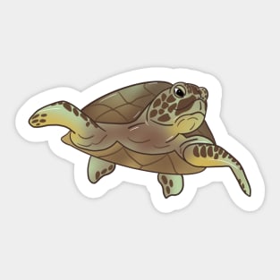 Sea Turtle Smiles Sticker